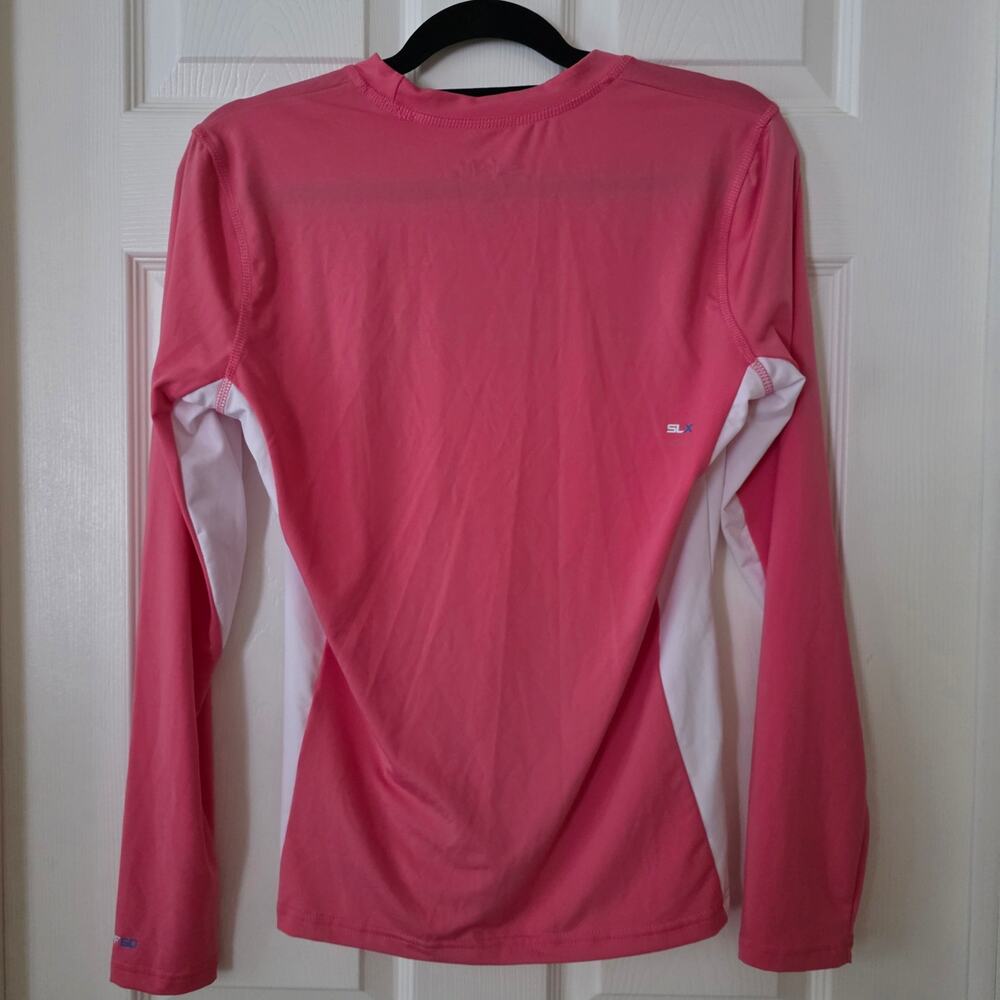 Salt Life "SLX" Pink Long-sleeved UPF 50 Sun Shirt Size Medium - Picture 3 of 10